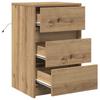 Nightstand Artisan Oak 38 x 34 x 61 cm Particleboard