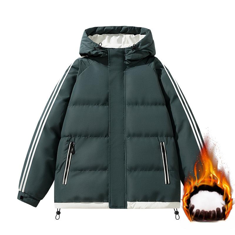 

Осенне-зимняя мужская повседневная куртка с хлопковой подкладкой Куртка с капюшоном 4XL