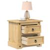 VidaXL Corona Bedside Table 53x39x47 Cm Solid Pine Wood, Bedside Cabinet, Side Table, Bedside Cupboard 4005658