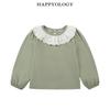 Happyology Girls' Ruffle Knit Long-Sleeve Top