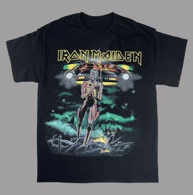 Iron Maiden Somewhere On Tour 1986 New Black T-Shirt Unisex T-Shirt