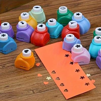 6pcs Mini Embossing & Punch Set - Assorted Colors, Portable Craft Tools for DIY Scrapbooking, Greeting Cards & Journal Decor