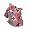 Leather Bag First Layer Cowhide Women'S Bag Color Contrasting Messenger Shoulder Bag Women'S Small Bag Fresh And Sweet
