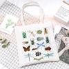 Insect Printed Casual Shoulder Bag Daily Versatile Large Capacity Canvas Bag 2025 New