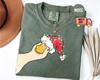 Comfort Colors® Funny Goose Christmas Shirt, Preppy Christmas Jolly Goose T-Shirt, Santa Goose Shirt, Christmas Goose Sublimation Shirt
