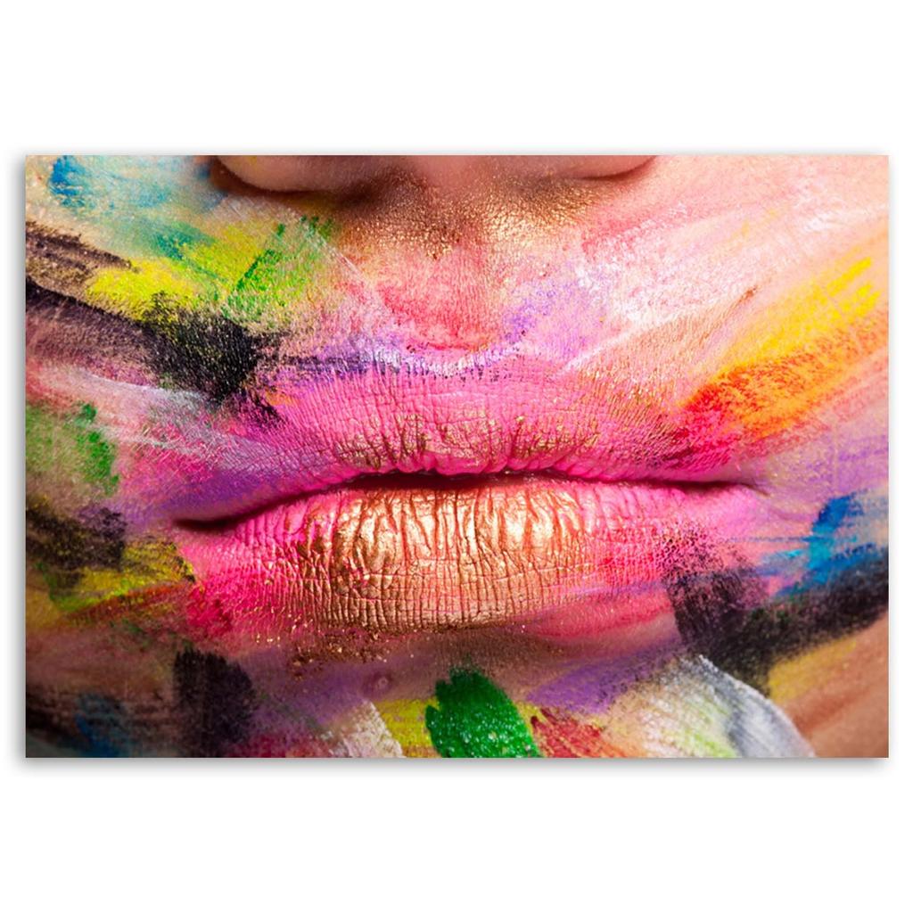 Canvas print Colourful Lips