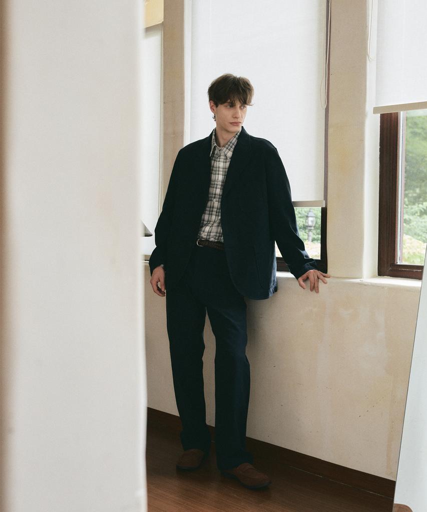 Siecle Comfort Cotton Setup Jacket (Washed Navy)