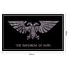 Imperium of Man Warhammer Impero Galattico Bandiera Aquila Banner 90 x 150cm