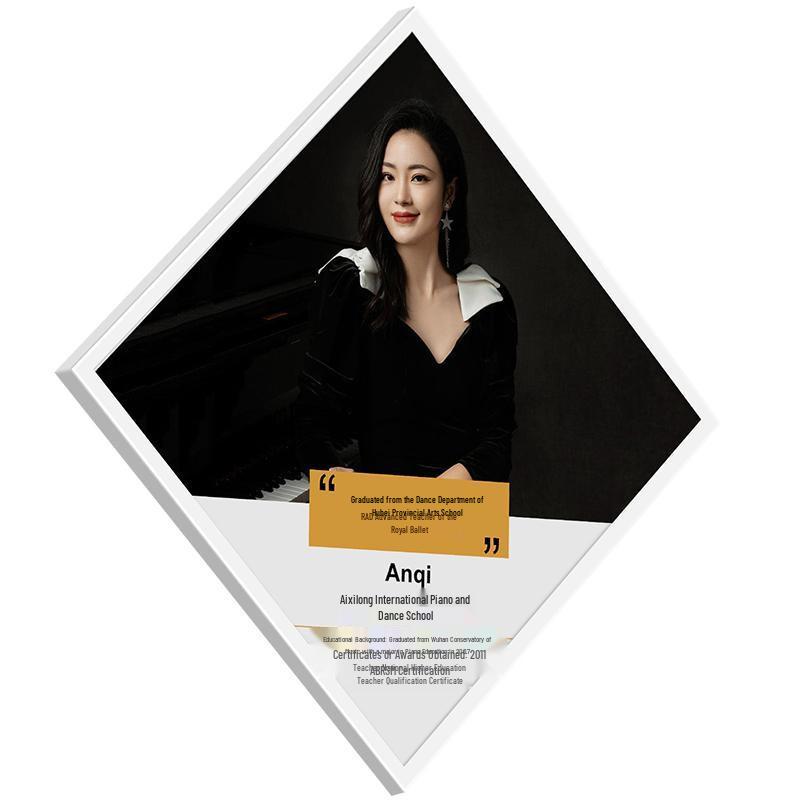 Acrylic Wall-Mount Floating Frame for Photos, Certificates, and Teacher Profiles