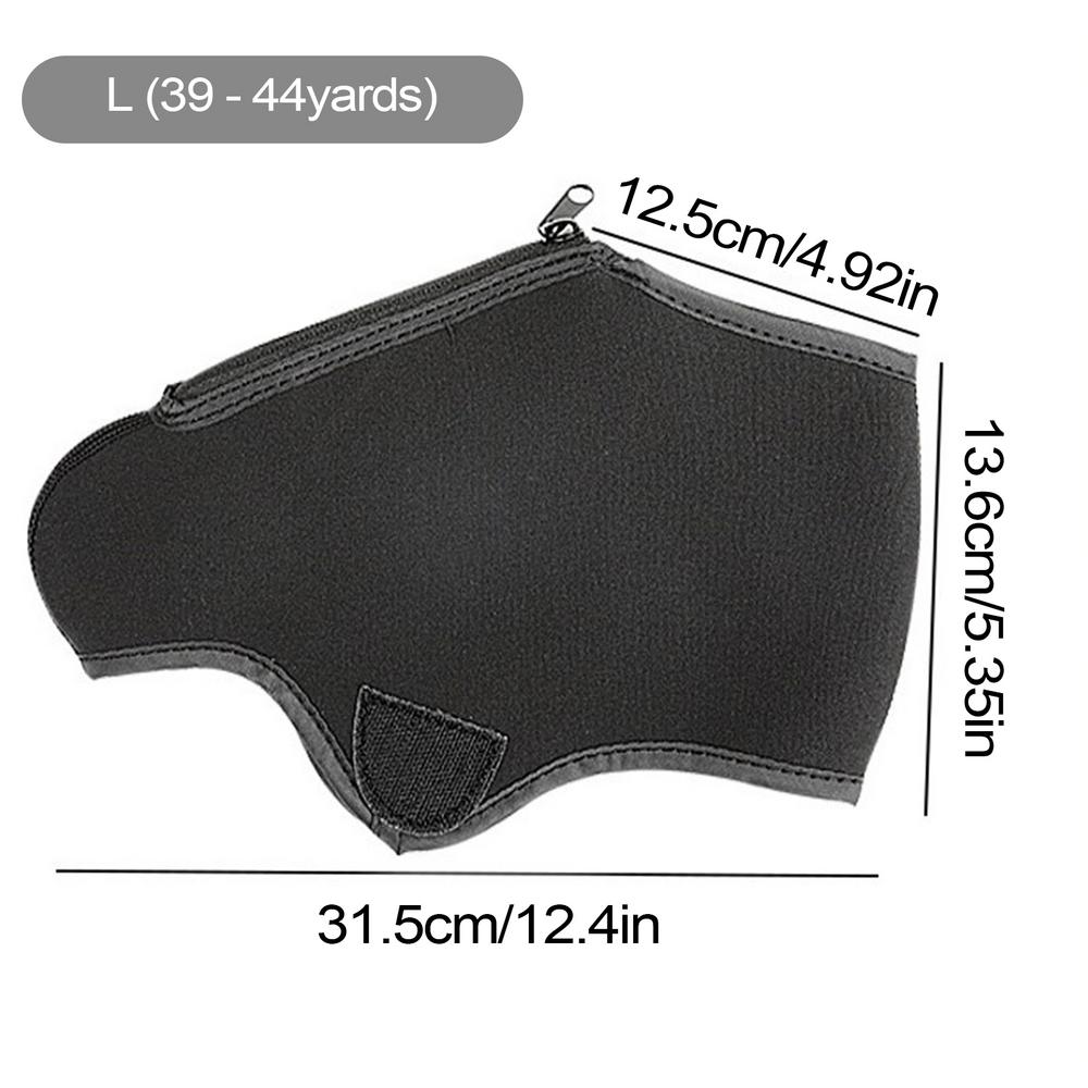 black Ski Boot Covers Windproof Ice Skate Cover Skating Boots Neoprene Zippered Protector outdoor Roller Skate Accessories