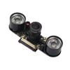Adjustable Focus Night Vision Kit for Raspberry Pi 4B/3B+: Infrared Camera & Lamp with Soft Ribbon Cable