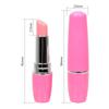 Bullet Vibrator Clitoris Stimulator Compact Mini Lipstick Vibrator Battery Mode Waterproof G-Spot Stimulating Sex Toys for