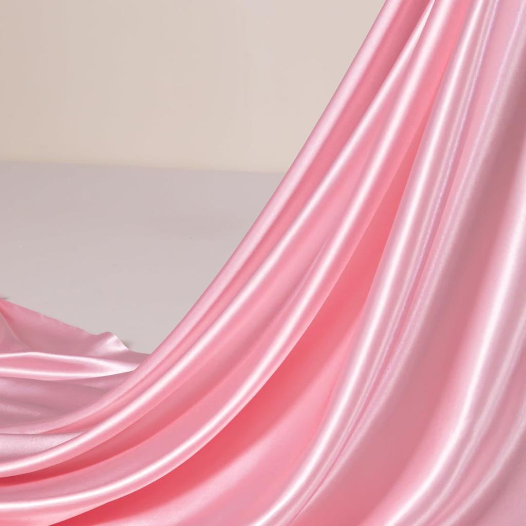 DIY Saténová Imitace Hedvábí Látka Měkká Saténová Látka Dekorace na Svatbu Podšívka Krabice DIY Oblečení Šití Pozadí Doplňky