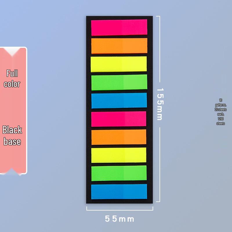 Translucent Sticky Notes & Writable Index Tabs for Students - Highlight & Marking Stickers, Creative Stationery.