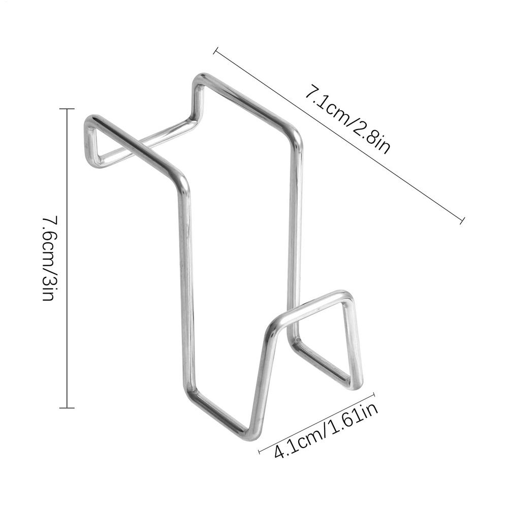

Sink Sponge Rack Double-Sink Sponge Holder For Kitchen Hangable Organizer Stainless Steel Gadget For Small Space Soap Brushes