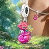 Copper Chameleon Luminous Firefly Dog Cat Charms Bead Fit Diy Bracelet Bangle Making Gift Of High Quality Jewelry