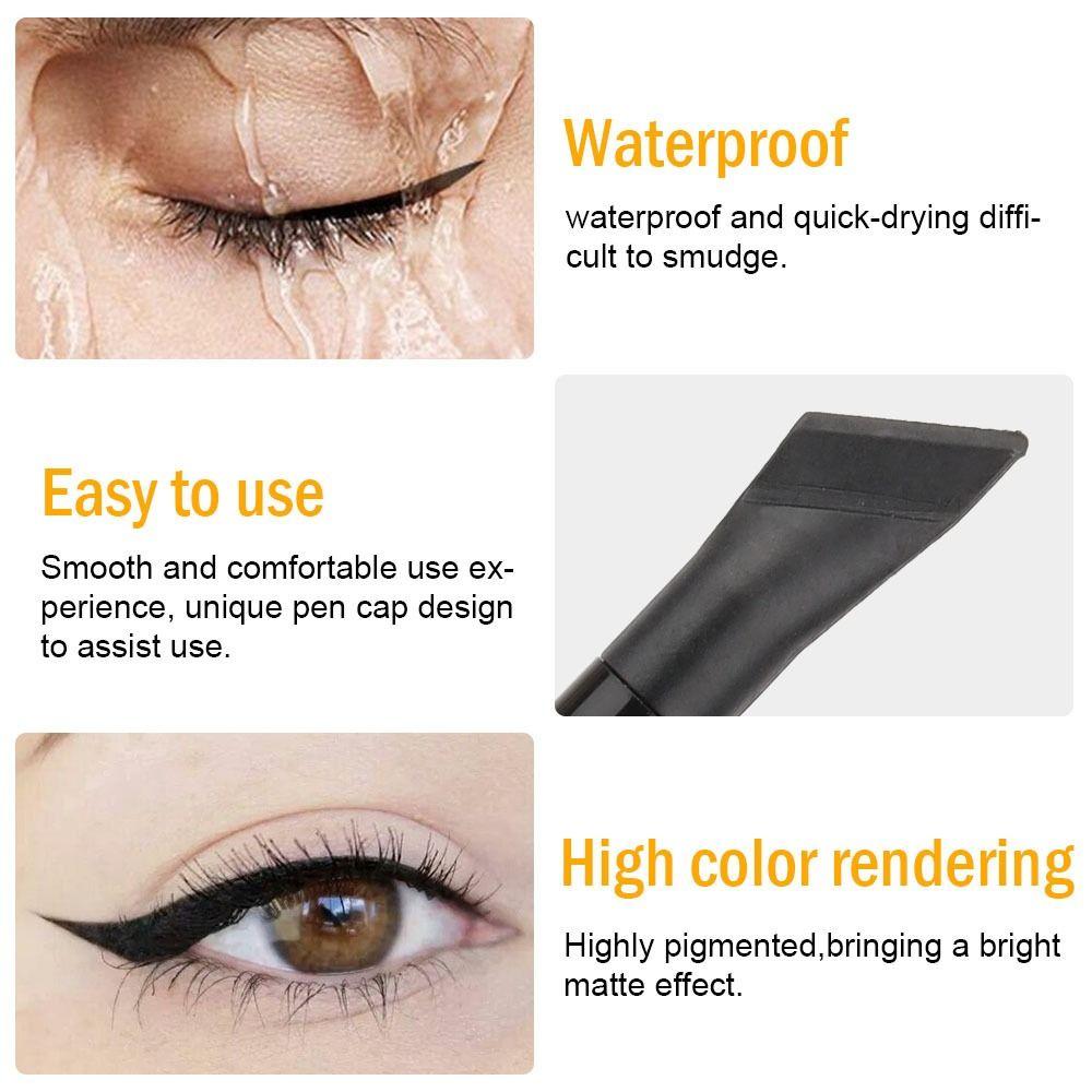 Waterproof Colored Eyeliner Smooth Ultra-thin Long-lasting Matte Liquid Eyeliner Pen Quickly Drying Easy To Apply