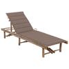 Day and Night - Day and Night Garden Lounger with Bamboo Cushion