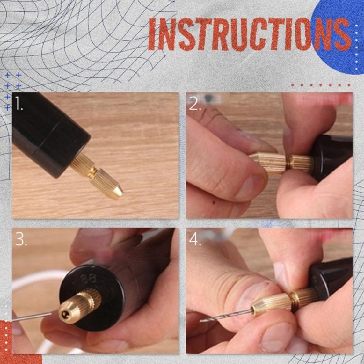 Electric Handheld Drill Portable Electric Drill Rotary Tool Accessory Kit