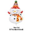Christmas Party Decoration Set: Santa Claus & Snowman Balloons