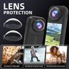 10H Tempered Glass Lens Protector for Insta360 X4 Air - Premium Optical Glass, Anti-Scratch HD Clear Anti-Fingerprint Cover