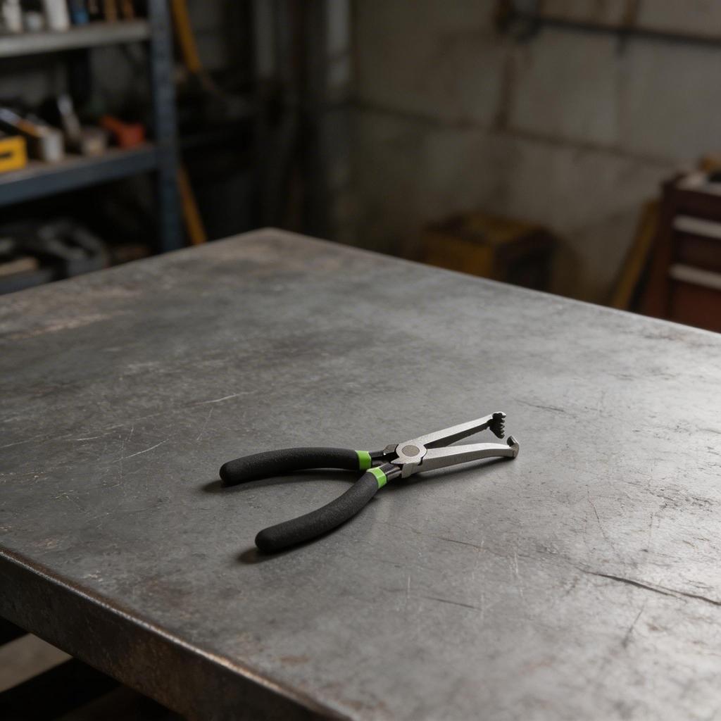 Compact Portable Connector Pliers Wire Cutter Set Angled Head