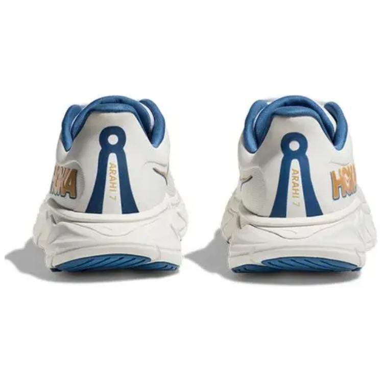 HOKA One One Arahi 7 Pantofi de alergare cu vârf jos moi, confortabili, rezistenți la alunecare, durabili Bărbați Pantofi de alergare Alb 1147850-FTG