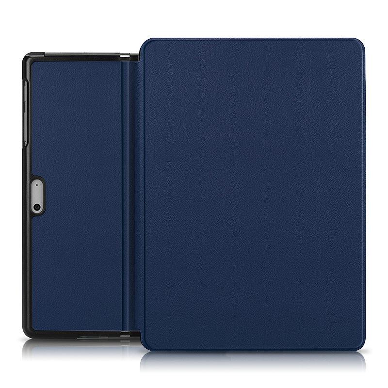 Case For Microsoft Surface Go 3 Go 4 10.5 inch Protective Cover Flip Stand For Surface Go 4 3 2 1 Go3 Go2 Tablet PU Leather Case For Surface Go 4 синий