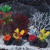 Resin Aquarium Coral Reef Ornaments Colorful Handicraft Fish Tank Landscape Decoration Creative Artificial Aquatic Plants