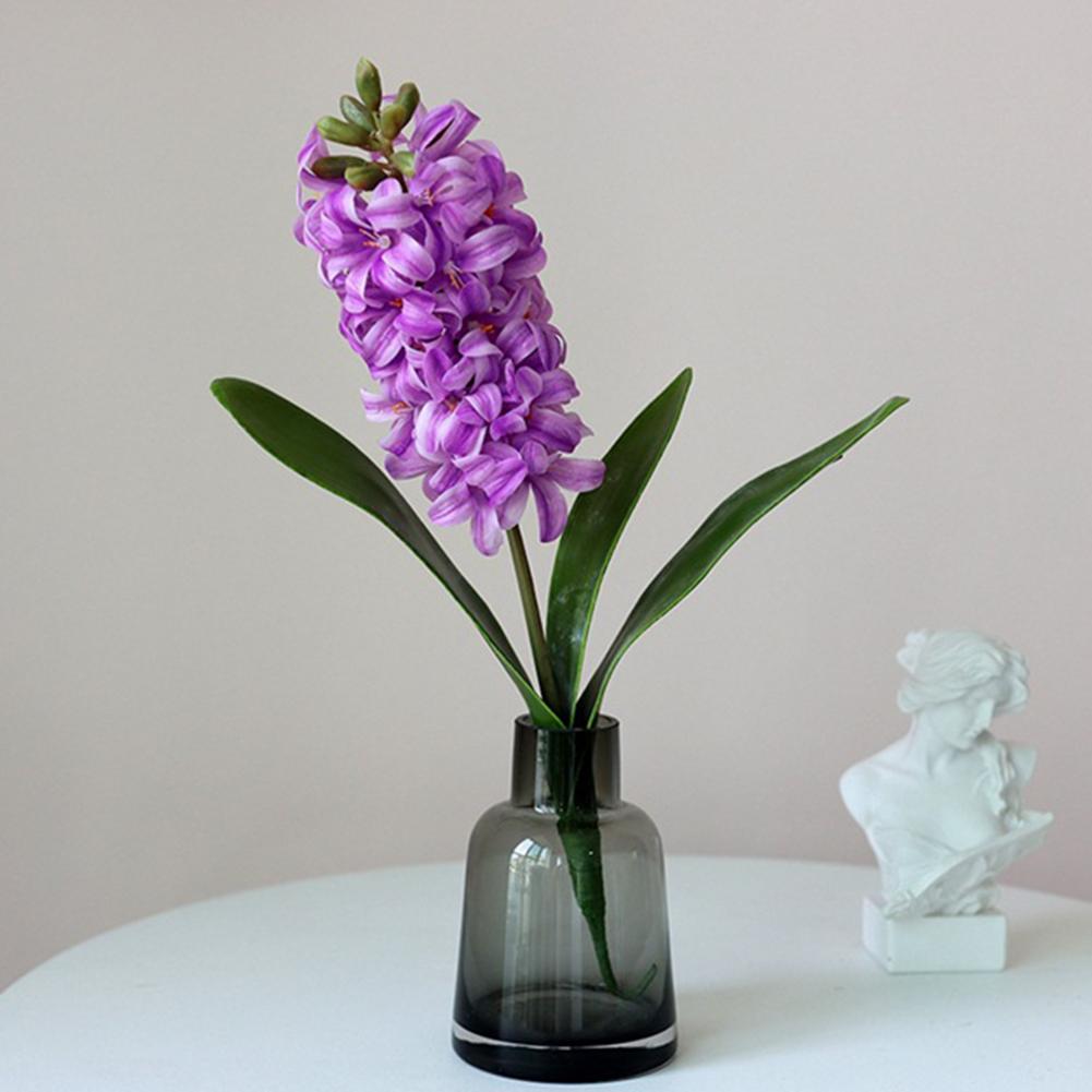 Artificial Hyacinth 3d Realistic Colored Flower Home Garden Fence Restaurant Banquet Hotel Wedding Simulation Decoration Flower