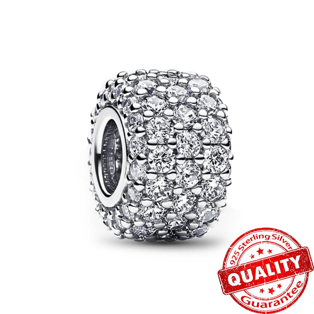 Autentyczny Miedziany Charms Błyszcząca Gwiazda Księżyc i Słońce Wisiorek Pasuje do Oryginalnych Bransoletek DIY Naszyjnik Damski Biżuteria Prezent