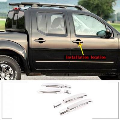 For 2005-2015 Nissan Frontier Chrome Door Handle Decorative Cover W/O Smart Key