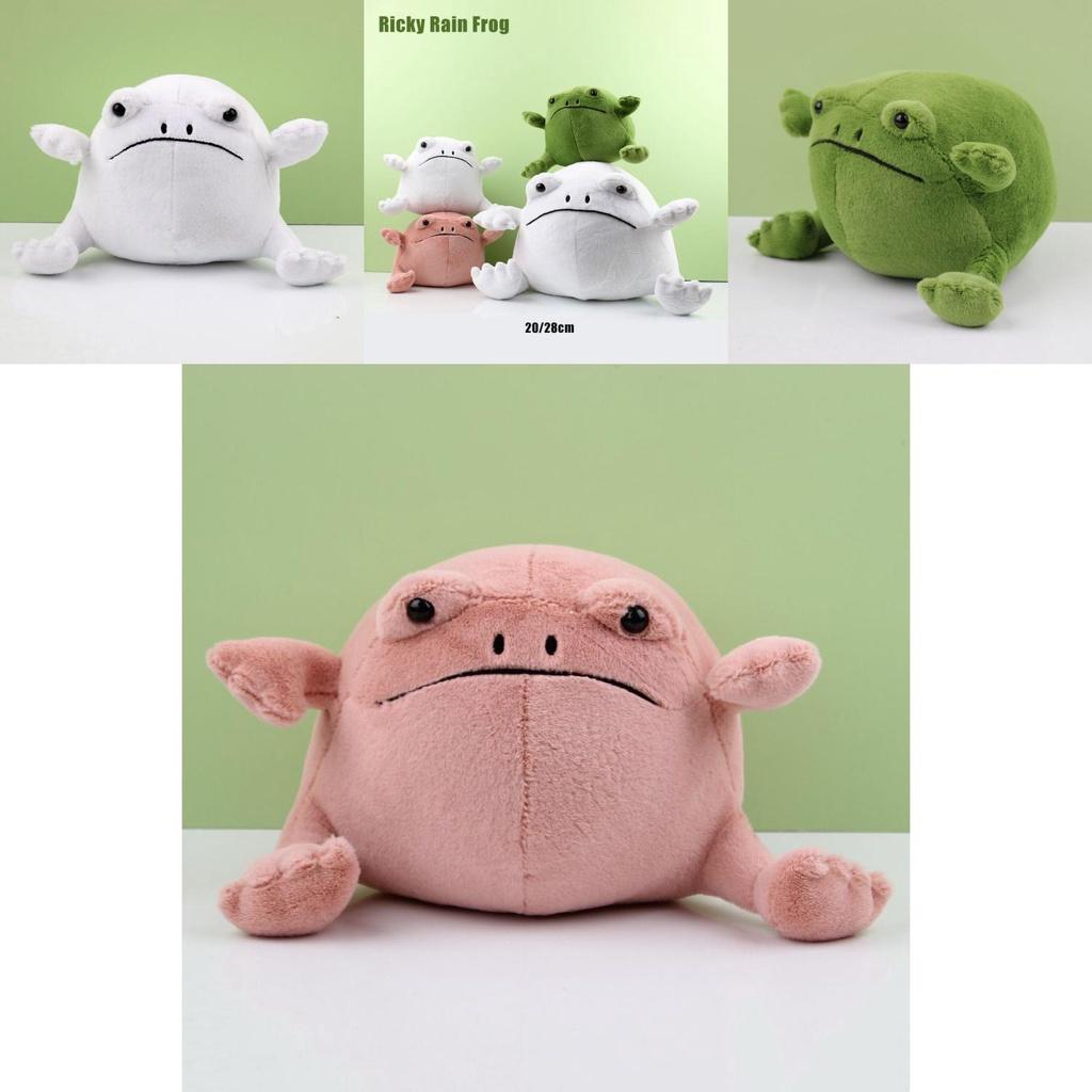 Entzückendes 7,8/11 Zoll Ricky Regen Frosch Cartoon Plüschtier Weiches Kuscheltier Puppe Kinder Umarmungs Geschenke Weihnachten