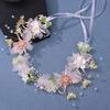 Corona Floreale per la Festa dei Bambini - Cerchietto Perla da Principessa & Accessorio Floreale Stile Foresta