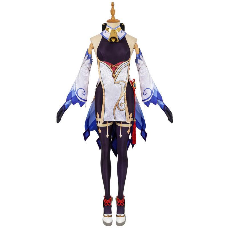 Ganyu Cosplay Costume Shoes Full Set Custom Made Carnival Halloween Sexy Dress