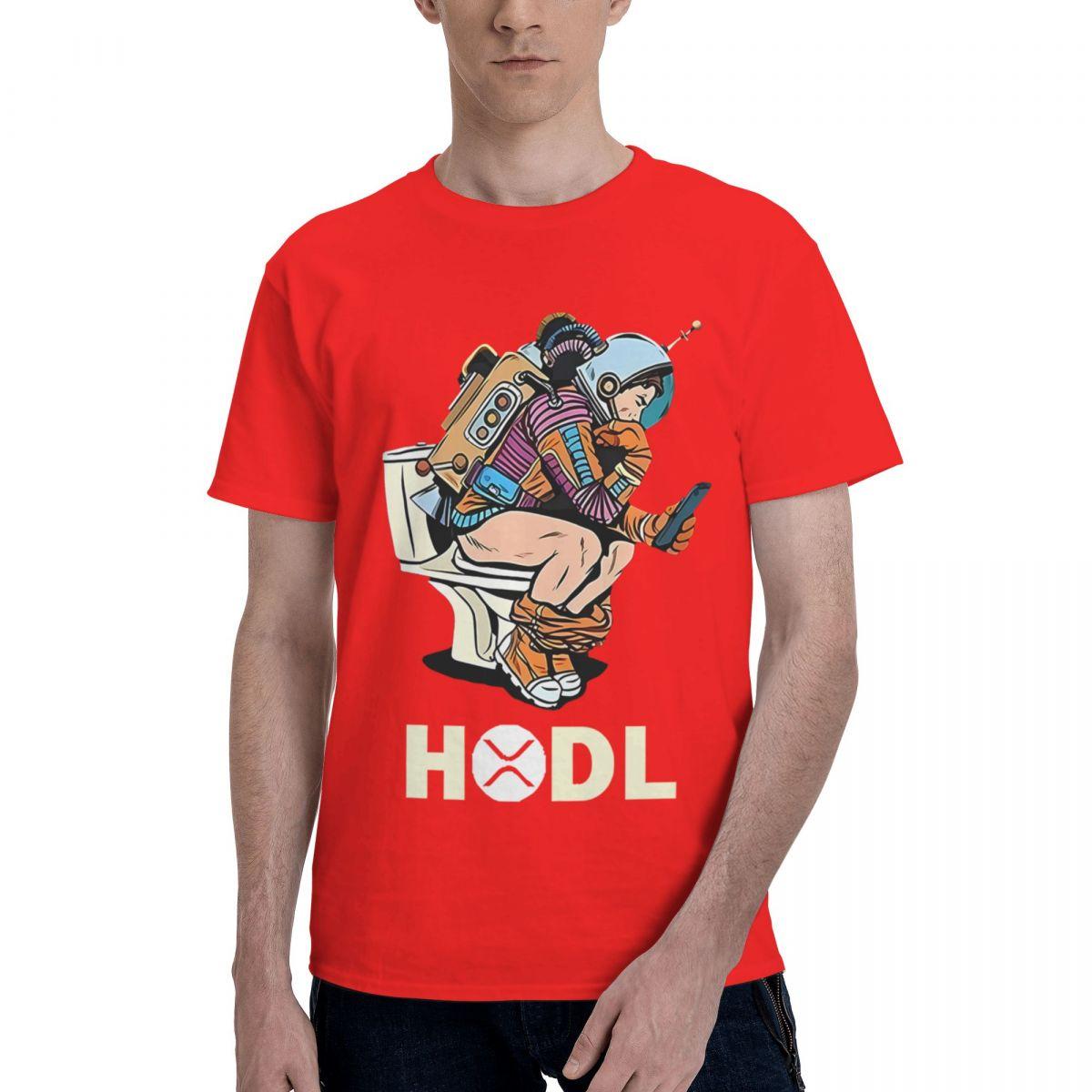 

Ripple XRP Crypto HODL Space Man Graphic 100 Cotton Casual Breathable Confortable Clothes Football Shirts 2025 Mens Tops S
