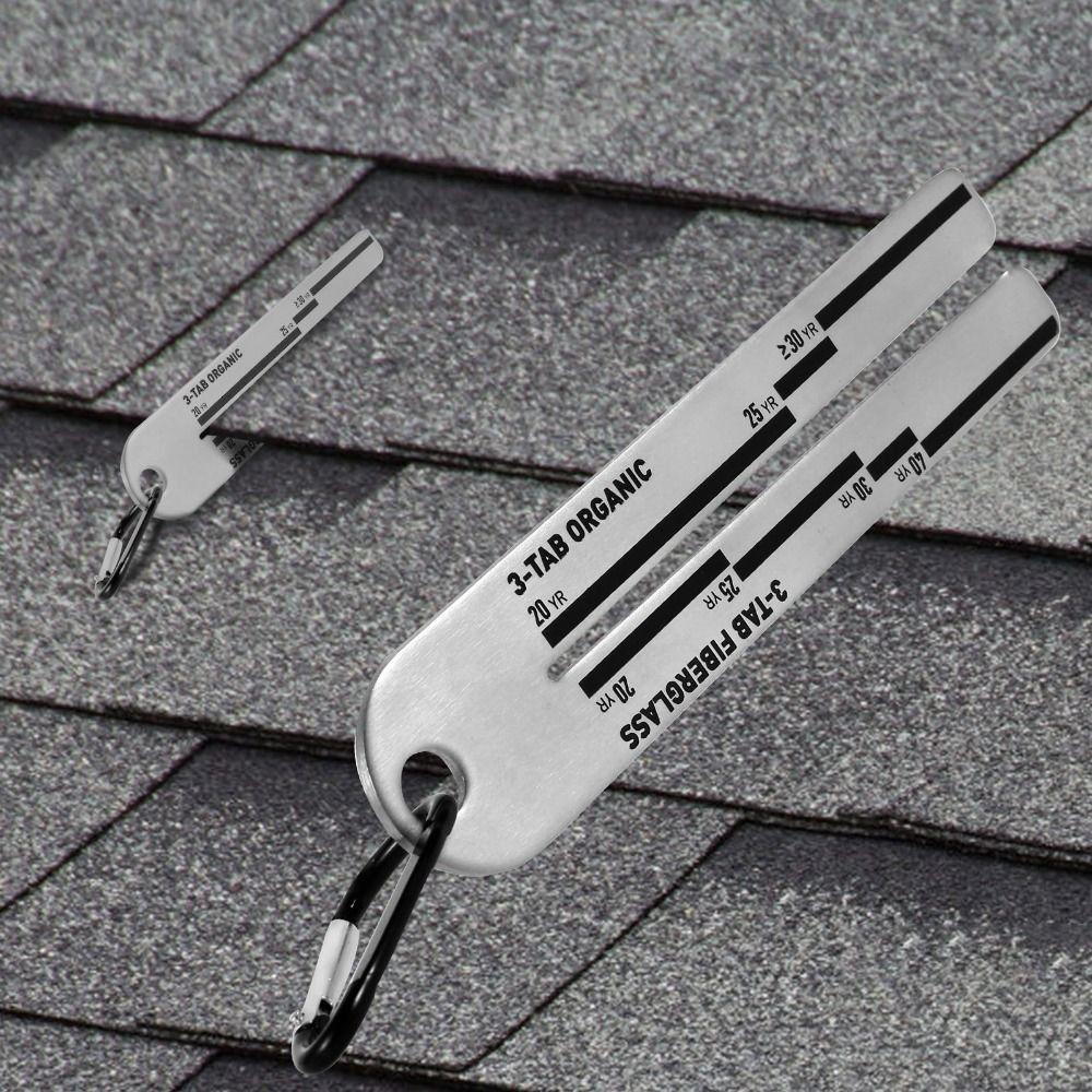 High Hardness Shingle Gauge Stainless Steel Pitch Gauge Tool Roof Measuring Tool Roofing
