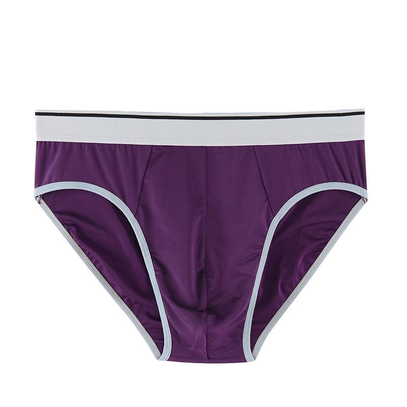 Men's Modal Bamboo Silk Briefs - Breathable, Large Size, Summer Thin