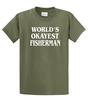 T-shirt du pêcheur le plus moyen du monde T-shirt drôle pour la pêche militaire