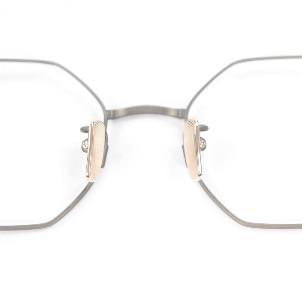 Pristine DITA Glasses BELIEVER-TWO Octagon antique gold DTX174-A-03 Used