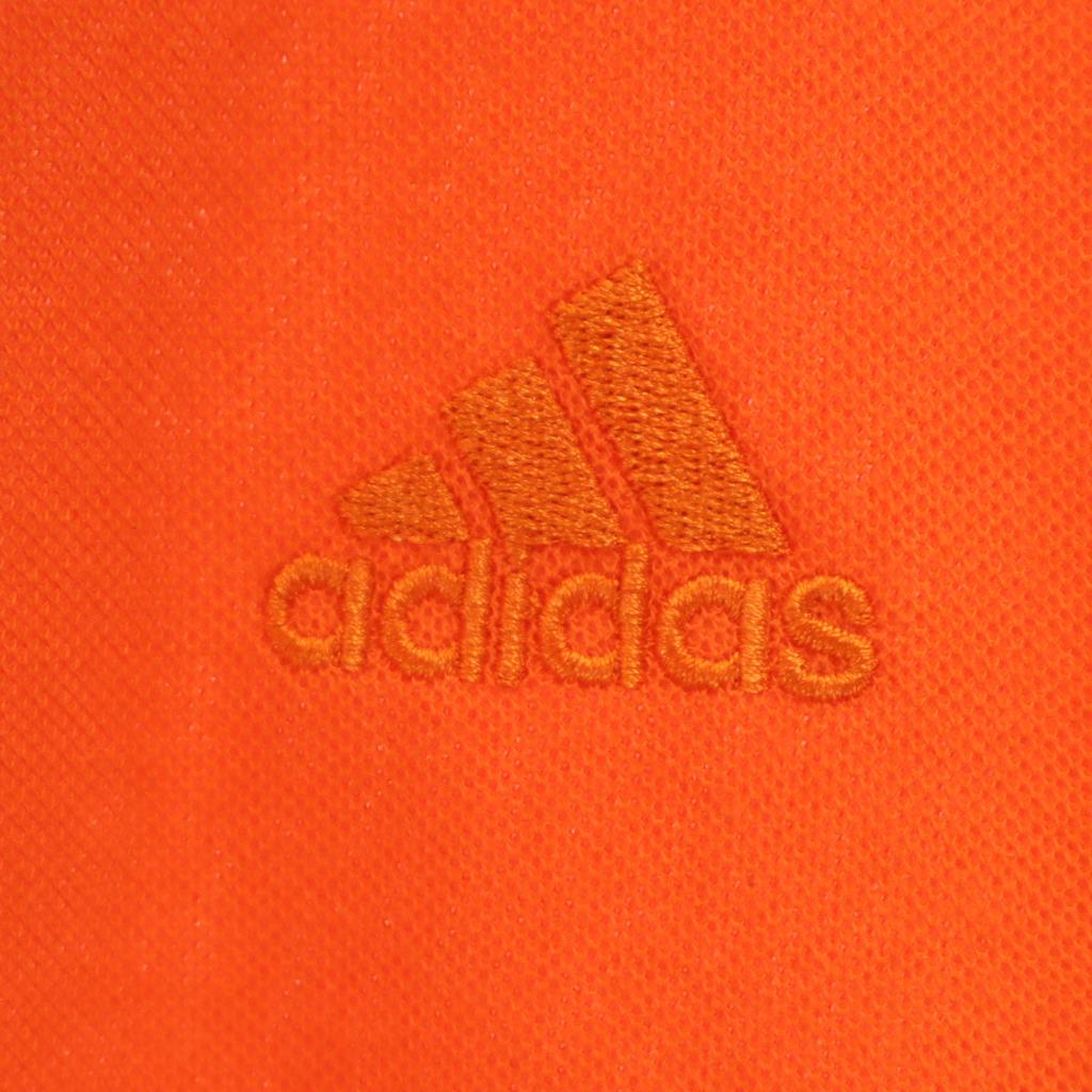 adidas unused Short sleeve Polo shirt 90 Orange Men's Used