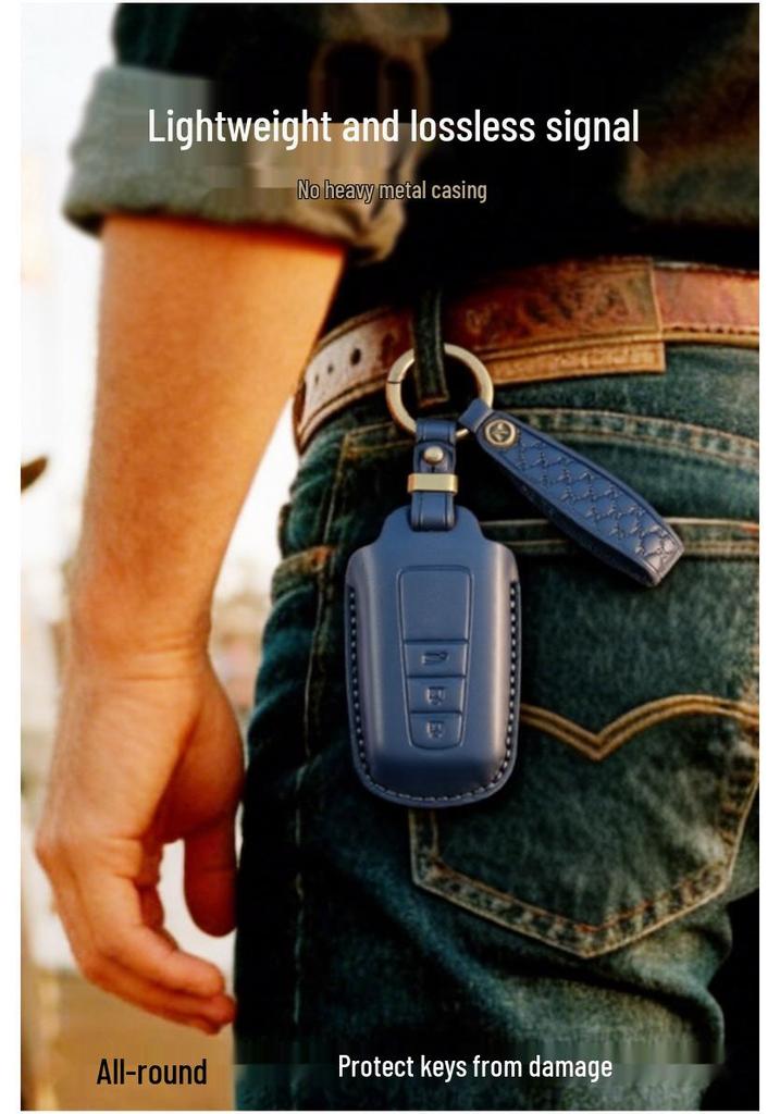 Toyota Key Cover for Camry, Corolla, RAV4, Levin, Frontlander, Avalon, and Wildlander Buckle