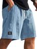 2026 Euro-Amerikaanse Stijl Heren Multi-Pocket Wijde Pijp Casual Jacquard Shorts