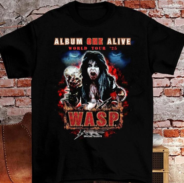 New WASP WASP Tour 2025 Men Black S-5XL T-Shirt Unisex T-Shirt XXXXL