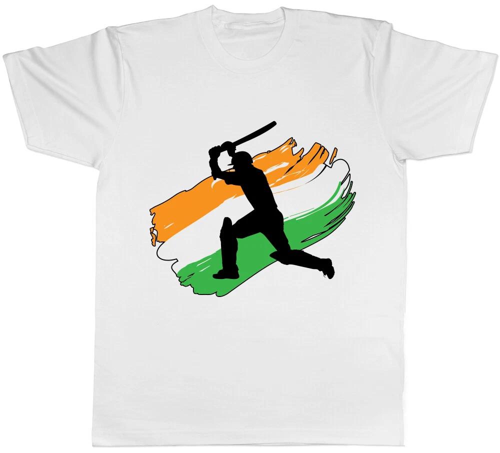 India Cricket T Shirt Mens Womens Ladies Unisex Gift Tee S