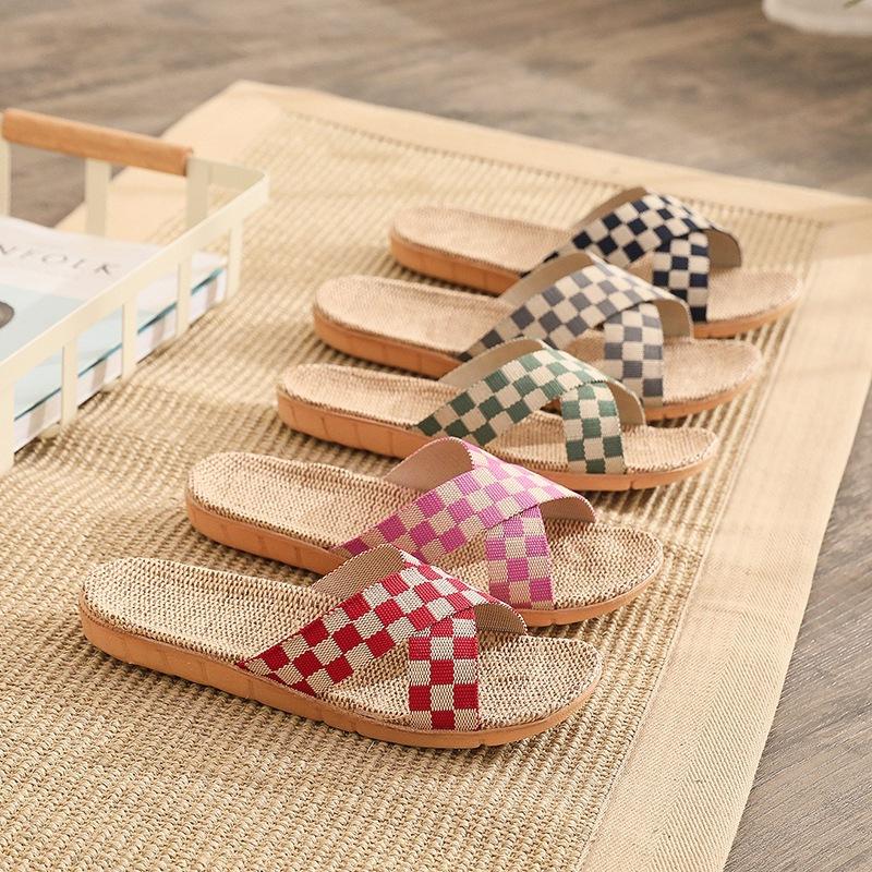 Fashion Summer Linen Slippers for Women
