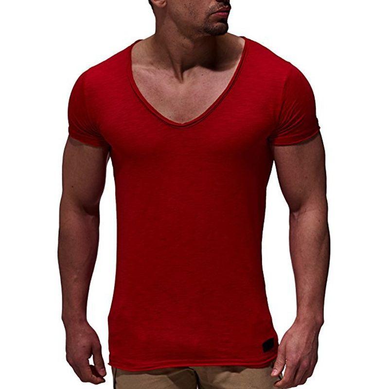 

Solid Color Sweetheart Neck Short Sleeves Pure Color Silm Chicken Collar Short Sleeve ZT18 Navy 3XL