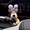 Lindo muñeco de peluche de perro con forma de perro, adorno multifuncional para coche, figura decorativa con señal de giro para limpiaparabrisas, regalo para conductores
