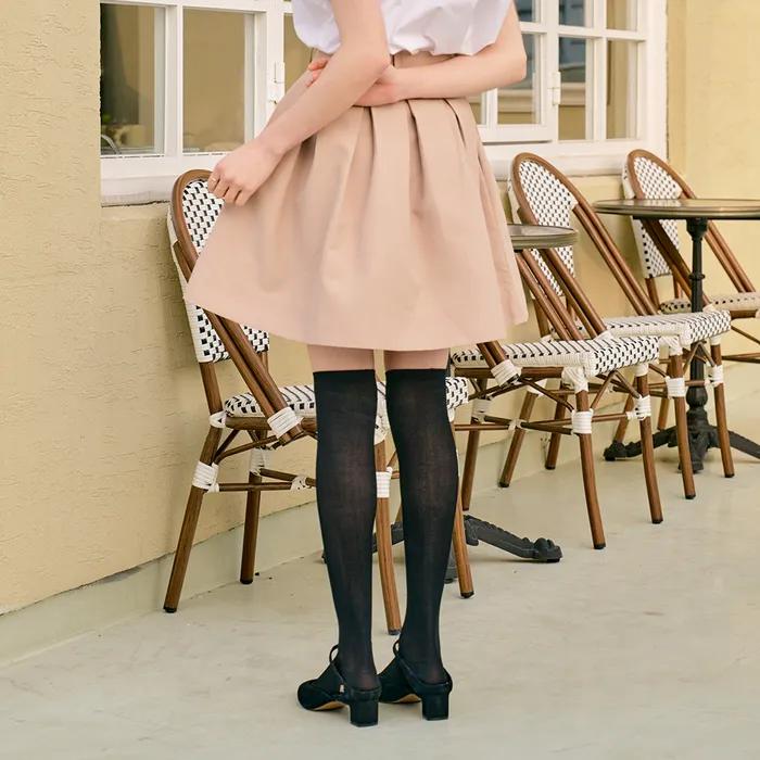 [2SET][BIARRITZ] [Worn by NMIXX Seol Yoon] London High-Stretch Premium Gloss Over-the-Knee Socks Half Tights 2