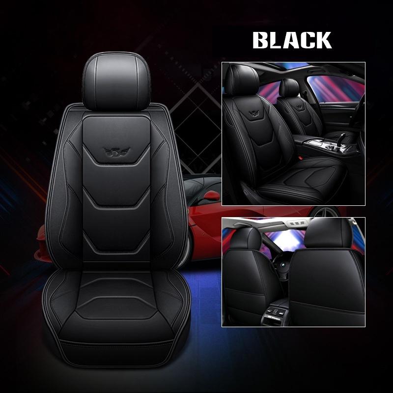 1PCS Luxus Universal Volle Auto Sitz Matte Abdeckungen Kissen PU Leder Protector Pad